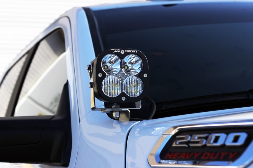 Комплект дополнительных фар на стойку Dodge Ram 2500/3500 19-22 XL Sport Baja Designs 448036