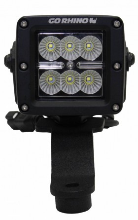 Комплект креплений светодиодной оптики на капот 3&quot; Jeep Gladiator JT/Wrangler JL 18-23 Go Rhino 730030T