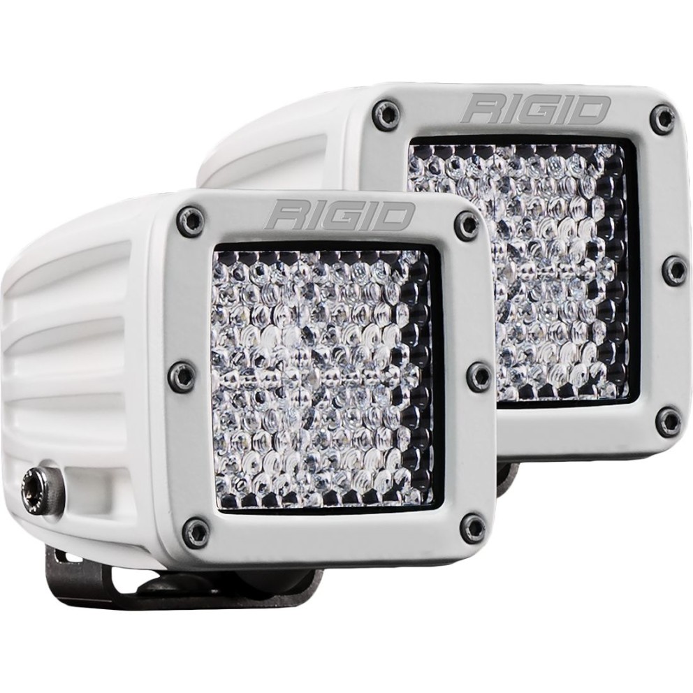 Rigid Industries 602513 D-Series Light (Pair) 3x3" Flood/Diffused