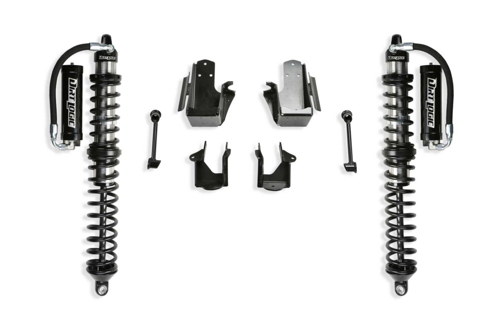 Койловер передний с резервуаром Jeep Gladiator JT/Wrangler JL 20-23 Dirt Logic 2.5 Lift 3" Fabtech K4211DL Пара