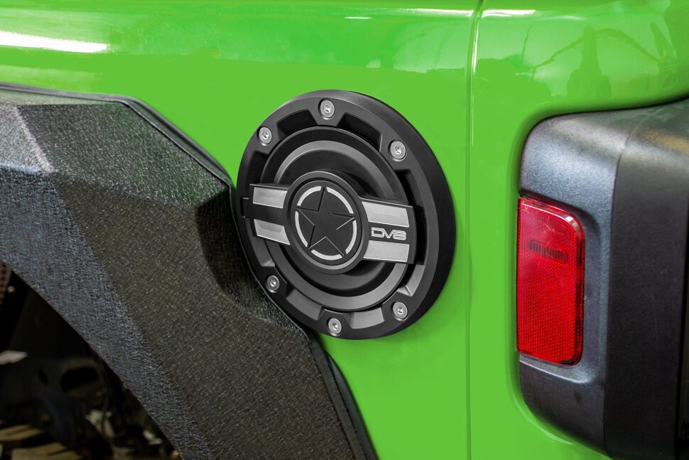 Кришка паливного бака Jeep Wrangler JL 18-23 DV8 Offroad D-JL-190004-MIL