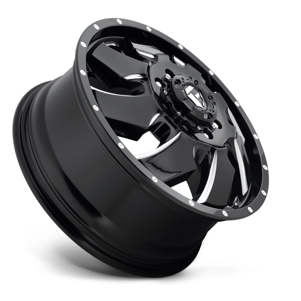 Fuel Off Road D574208292 Cleaver Dually Wheel Gloss Black Milled 20x8.3 +105