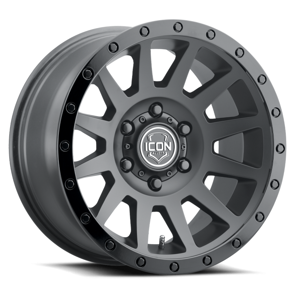 Icon Vehicle Dynamics 2018908350DB Compression Wheel Double Black 18x9