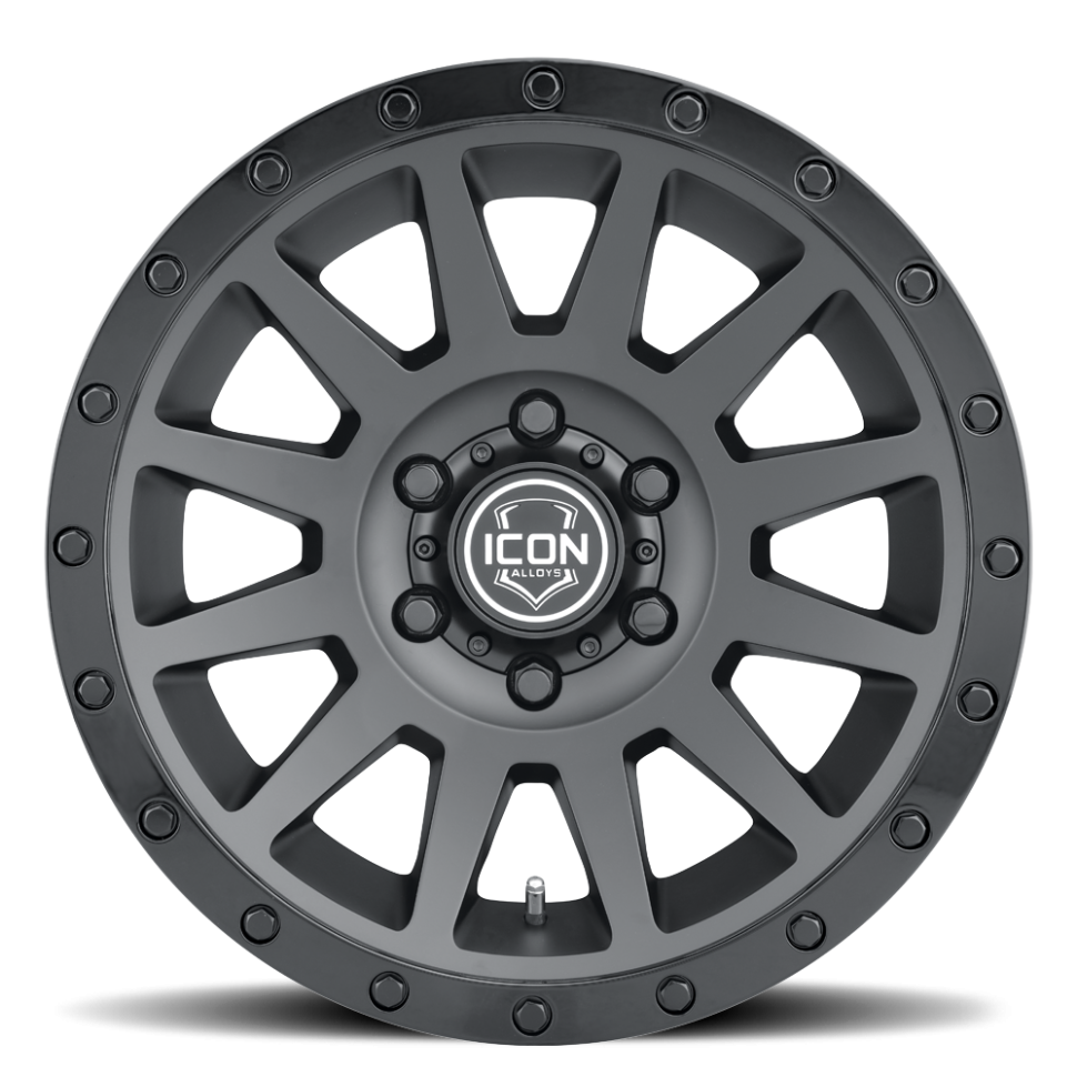 Icon Vehicle Dynamics 2018908350DB Compression Wheel Double Black 18x9