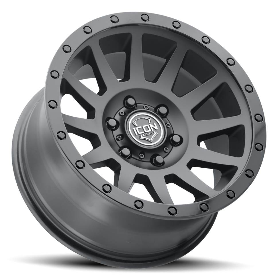 Icon Vehicle Dynamics 2018908350DB Compression Wheel Double Black 18x9