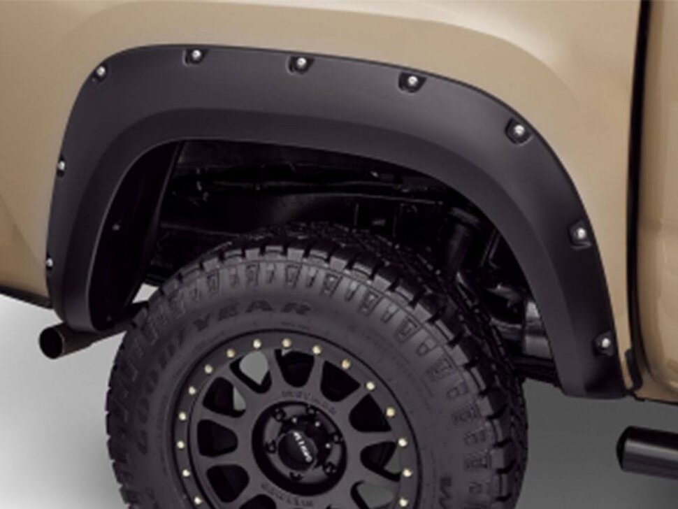 Bushwacker 30048-02 Pocket Style Fender Flares Set 2PC Rear Toyota Tacoma 16-23