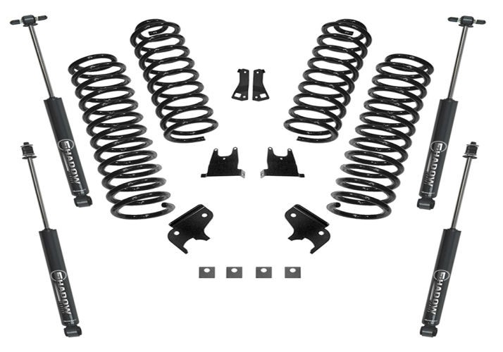 Лифт комплект подвески 2.5" Jeep Wrangler JK 07-18 2 Door (Shadow Shocks) Superlift K932