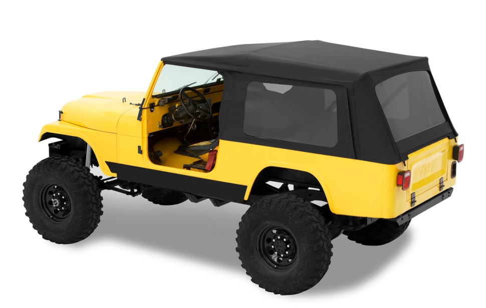 Мягкая крыша Supertop Classic Soft Top Black Denim Jeep CJ8 81-85 Bestop 5460815