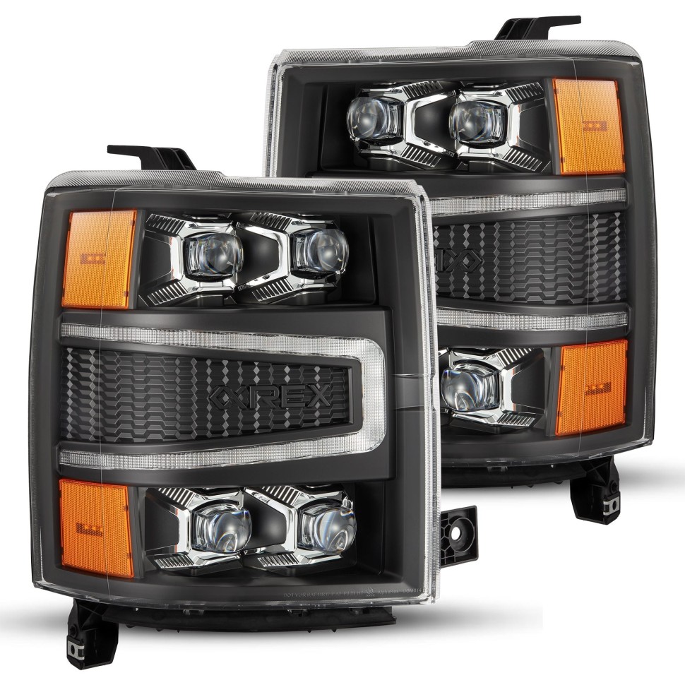 Комплект передних Led фар Chevrolet Silverado 1500 14-15 NOVA-Series AlphaRex 880239