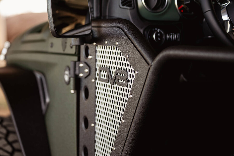 Передні Rock двері Jeep Wrangler JL/Gladiator JT 18-25 DV8 Offroad RDJL-01F