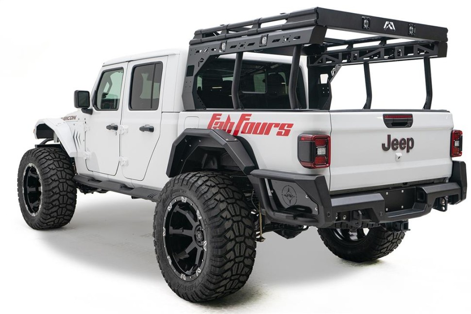 Задние крылья с расширителями Jeep Gladiator JT 20-26 Fab Fours JT1001-1