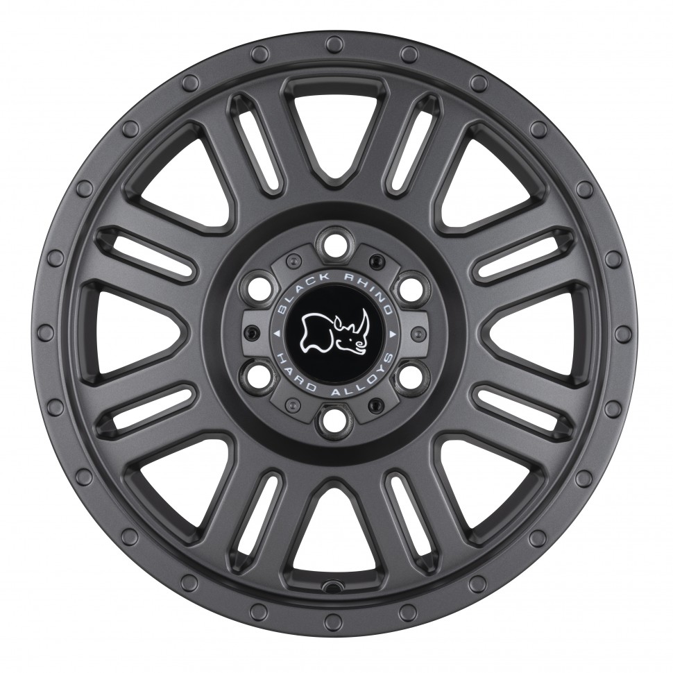 Колісний диск Black Rhino Yellowstone Matte Gunmetal 18x8 ET+48 1880YWN486130G84