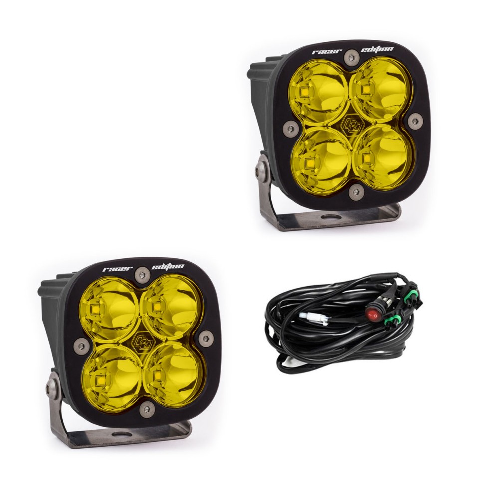 Комплект дополнительных LED фар 3.07x3.07" Racer Spot Squadron Racer Edition Baja Designs 727811