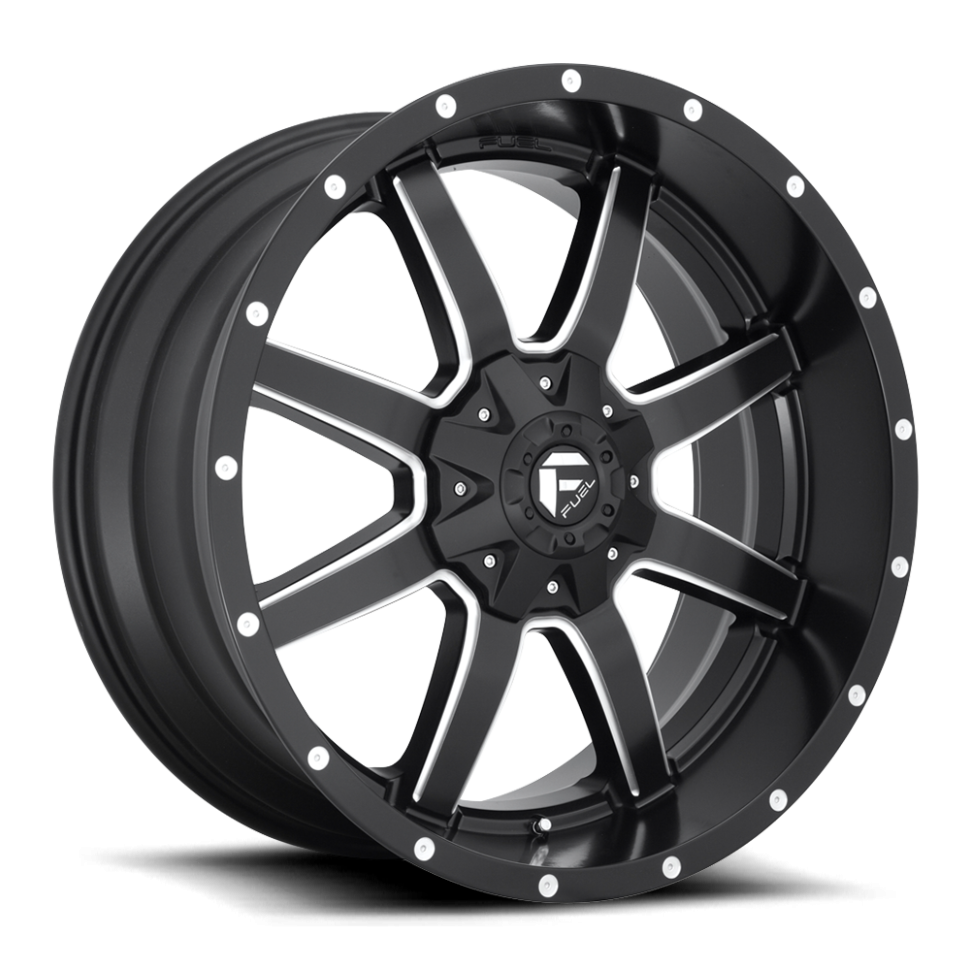 Fuel Off Road D53822409845 Maverick Wheel Matte Black Milled 22x14 -76