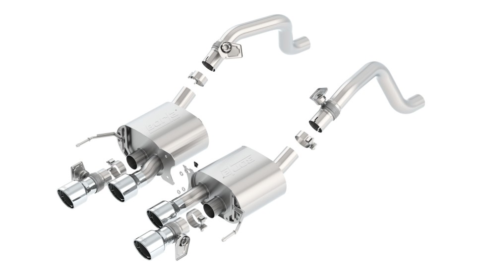 Вихлопна система Axle-Back Chevrolet Corvette 14-19 S-Type Borla 11855