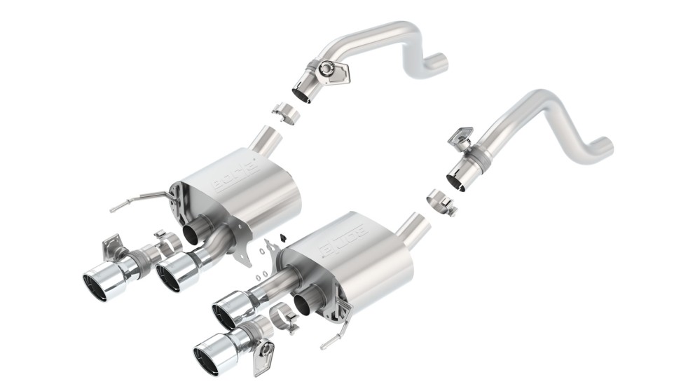 Вихлопна система Axle-Back Chevrolet Corvette 14-19 S-Type Borla 11855