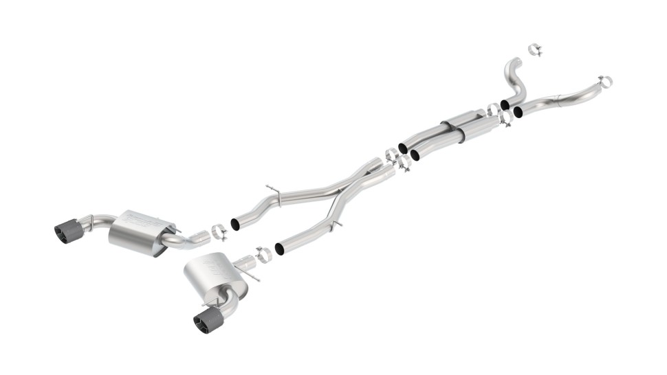 Выхлопная система Cat-Back Chevrolet Camaro 16-24 S-Type Borla 140689CF