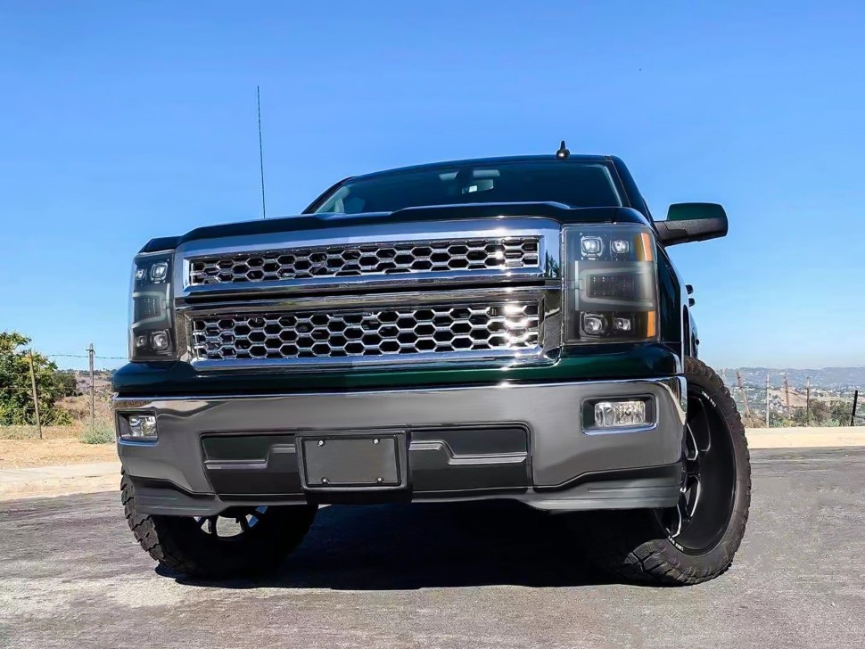Комплект передних Led фар Chevrolet Silverado 1500 14-15 NOVA-Series AlphaRex 880240