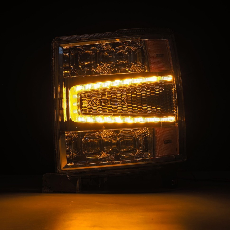 Комплект передних Led фар Chevrolet Silverado 1500 14-15 NOVA-Series AlphaRex 880240