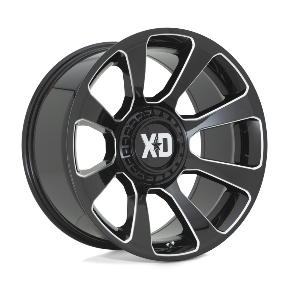 Колісний диск XD Wheels Reactor Gloss Black Milled 20x10 ET-18 XD85421035318N