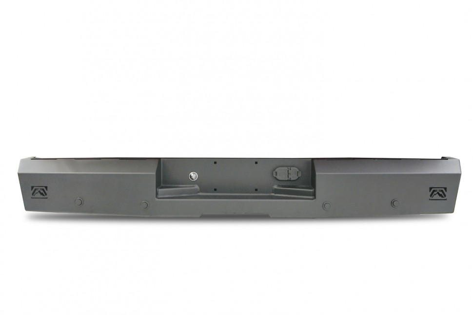 Fab Fours DR19-RT4250-1 Red Steel Rear Bumper Dodge Ram 1500 19-21