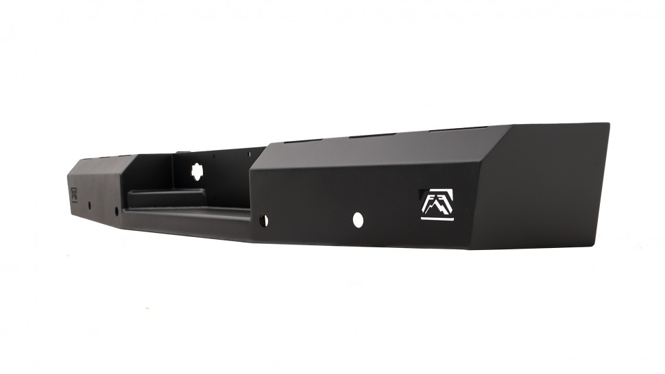 Fab Fours DR19-RT4250-1 Red Steel Rear Bumper Dodge Ram 1500 19-21