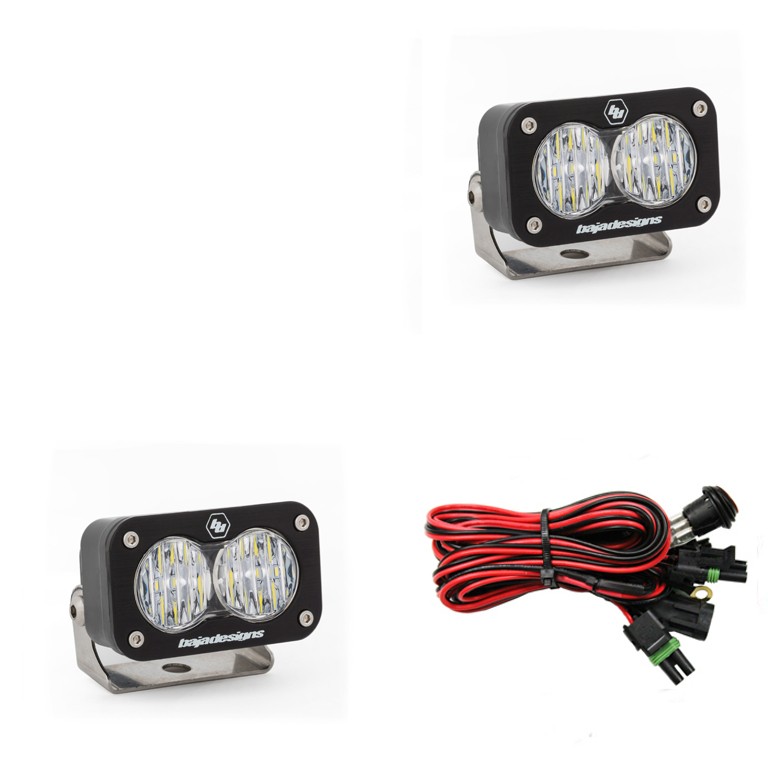 Baja Designs 547805 S2 Sport 2.93"x1.68" Wide Led Off-Road Light Pair