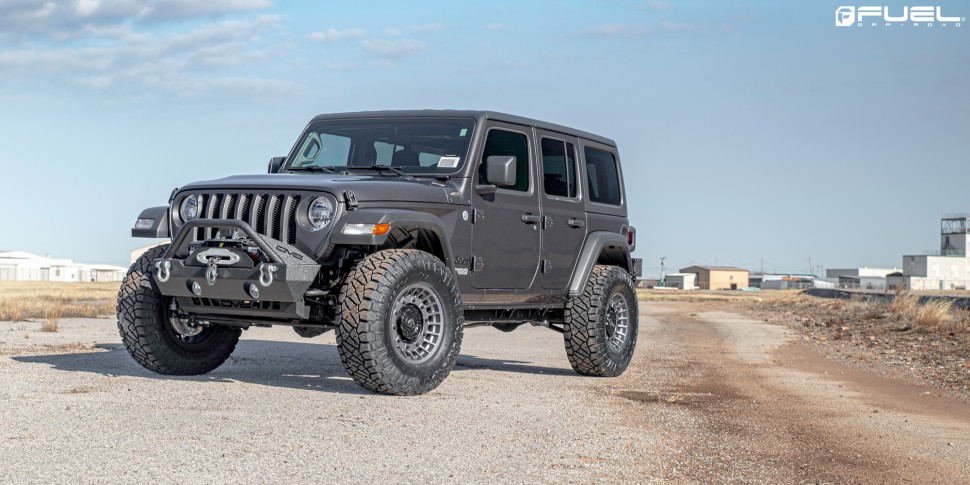 Колесный диск Fuel Off Road Militia Matte Anthracite And Black 20x10 ET-18 D72620002647