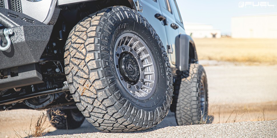 Колесный диск Fuel Off Road Militia Matte Anthracite And Black 20x10 ET-18 D72620002647