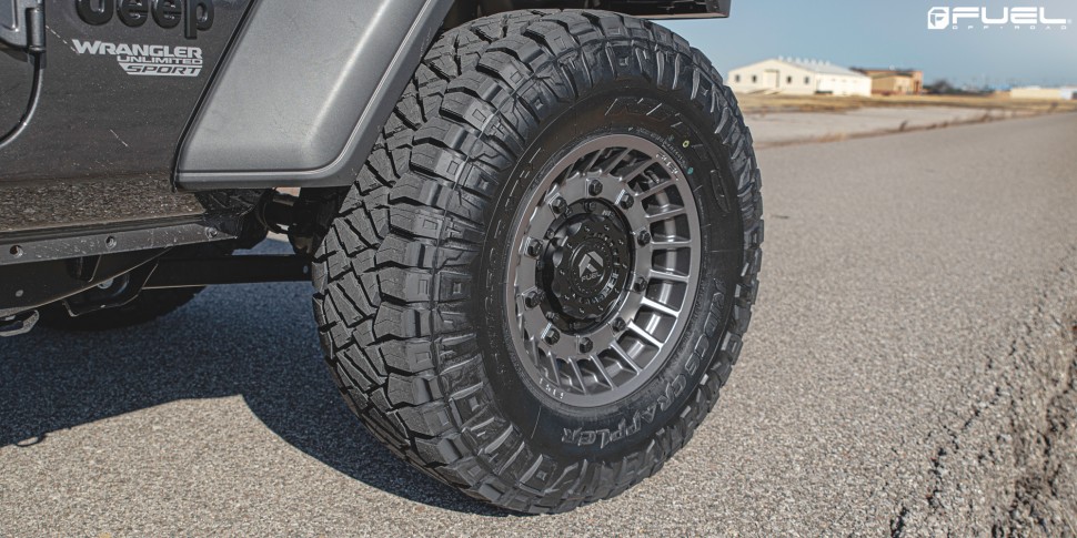 Колесный диск Fuel Off Road Militia Matte Anthracite And Black 20x10 ET-18 D72620002647