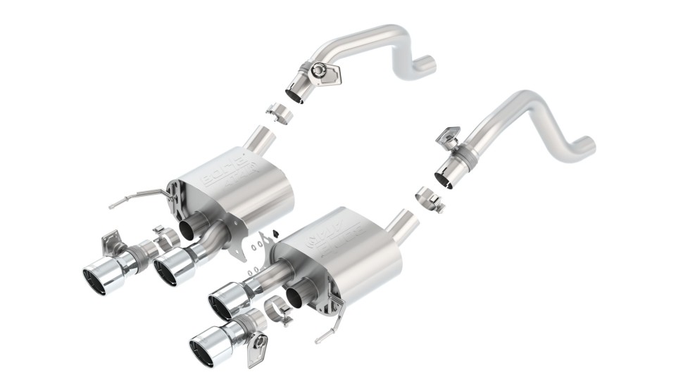Вихлопна система Axle-Back Chevrolet Corvette 14-19 Atak Borla 11856