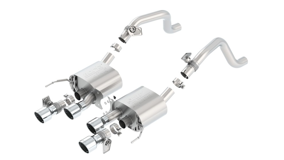 Вихлопна система Axle-Back Chevrolet Corvette 14-19 Atak Borla 11856