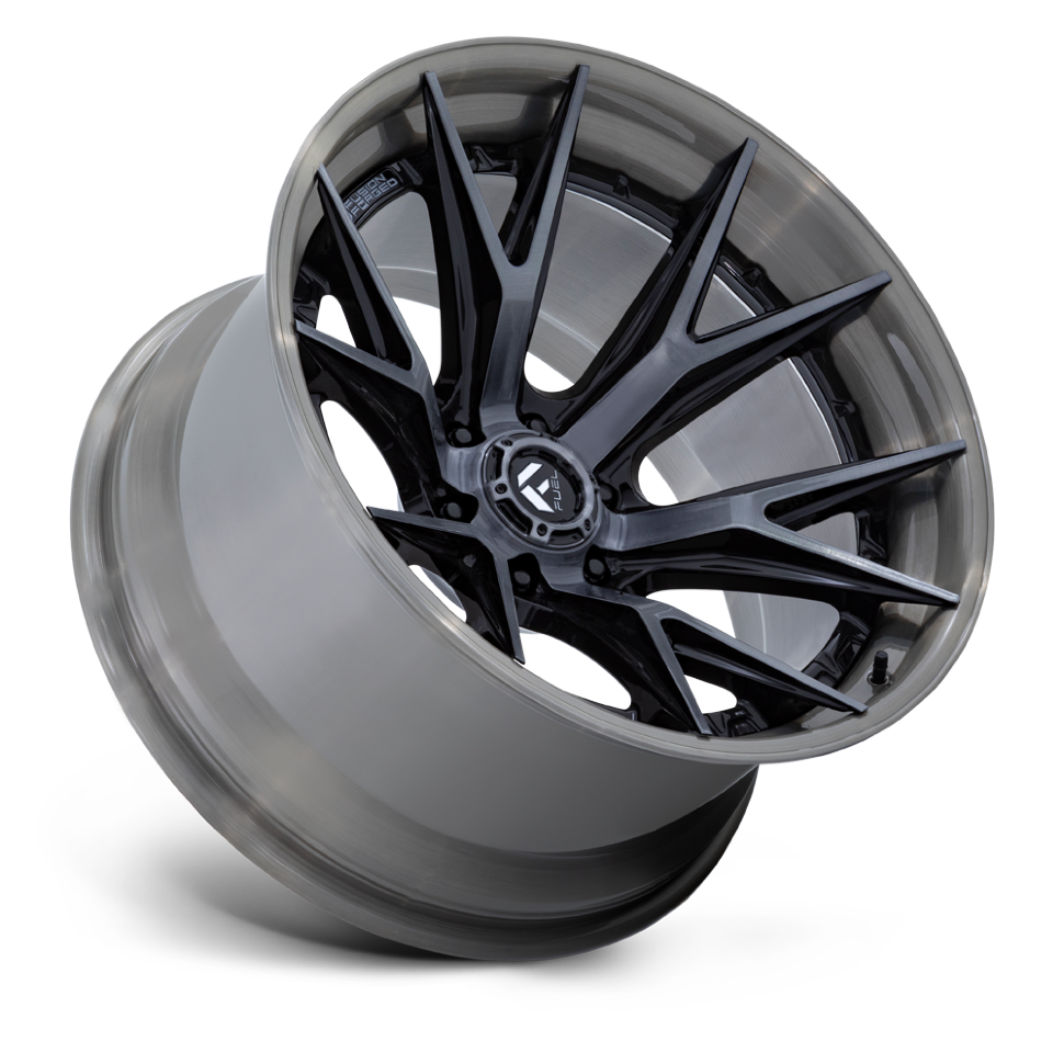 Fuel Off Road FC402BT22106818N Catalyst Wheel Gloss Black Brushed Dark Tint 22x10 -18