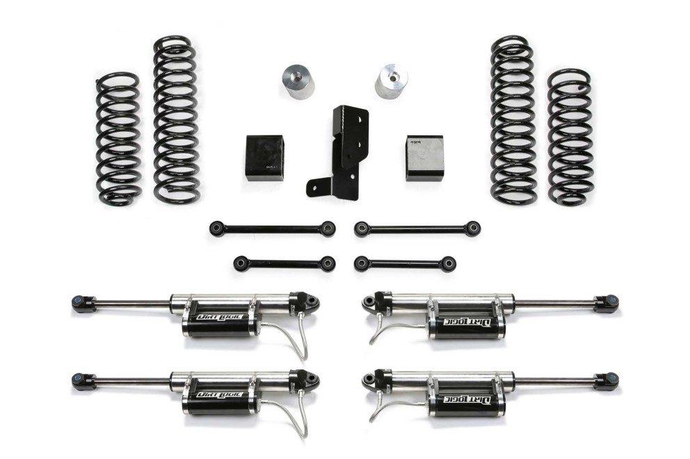 Fabtech K4206DL Suspension Lift Kit Lift 3" Jeep Wrangler JL 20-25