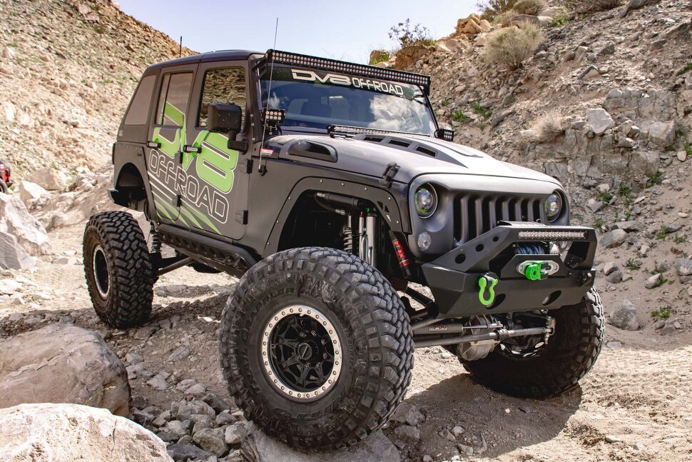 Теплорозсіювальний капот Jeep Wrangler JK 07-18 DV8 Offroad HDMB07-02