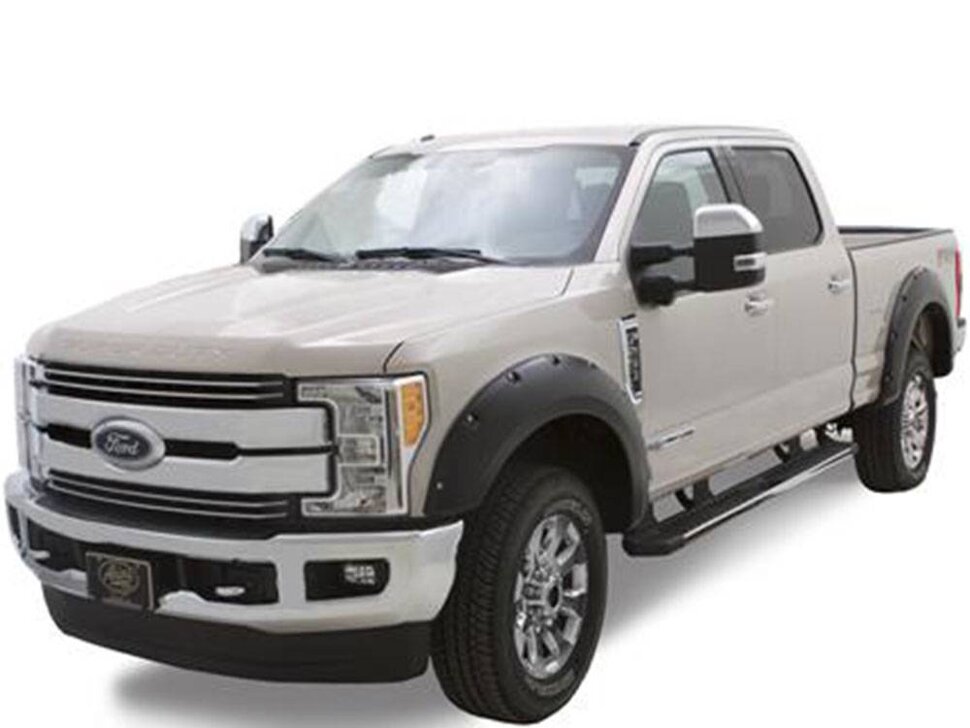 Bushwacker 20106-02 Pocket Style Fender Flares Set 2PC Rear Ford F-250/F-350 17-22