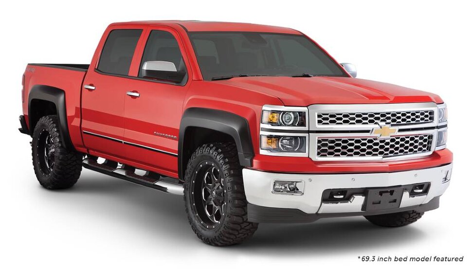 Расширители колесных арок Chevrolet Silverado 1500/2500/3500 14-19 к-кт 4 шт. Extend A Bushwacker 40964-02