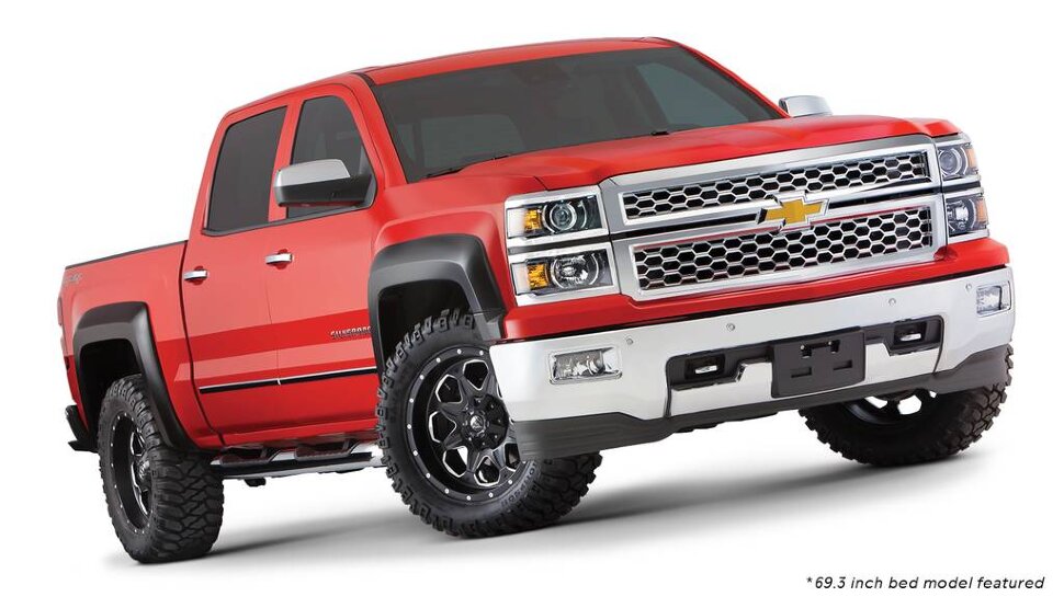 Расширители колесных арок Chevrolet Silverado 1500/2500/3500 14-19 к-кт 4 шт. Extend A Bushwacker 40964-02