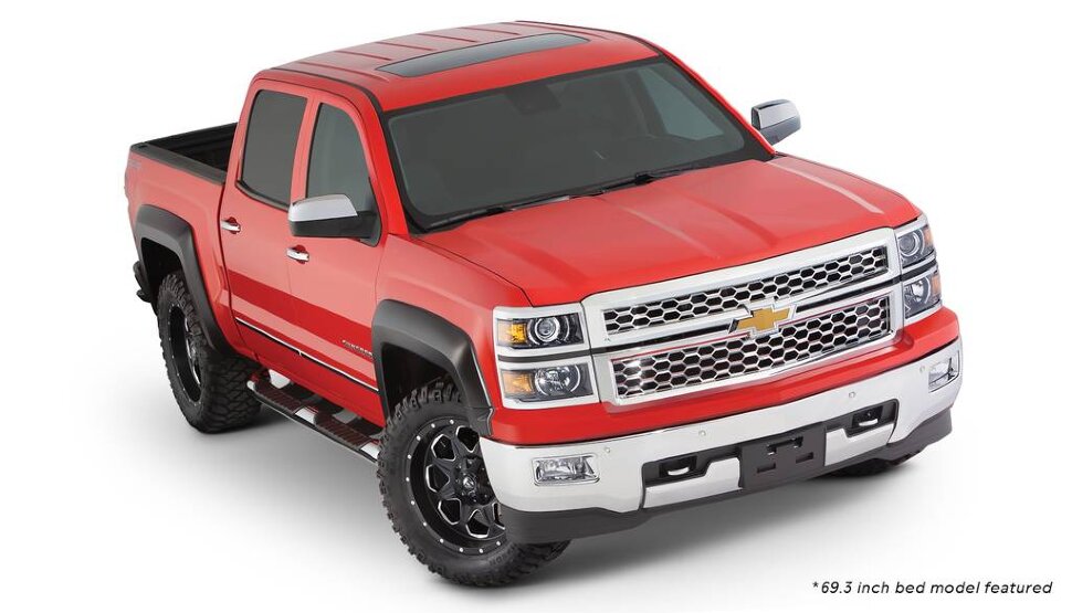 Расширители колесных арок Chevrolet Silverado 1500/2500/3500 14-19 к-кт 4 шт. Extend A Bushwacker 40964-02