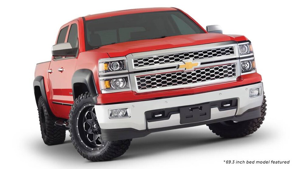 Расширители колесных арок Chevrolet Silverado 1500/2500/3500 14-19 к-кт 4 шт. Extend A Bushwacker 40964-02