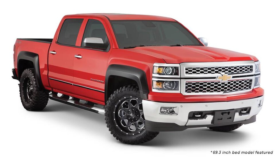 Расширители колесных арок Chevrolet Silverado 1500/2500/3500 14-19 к-кт 4 шт. Extend A Bushwacker 40964-02