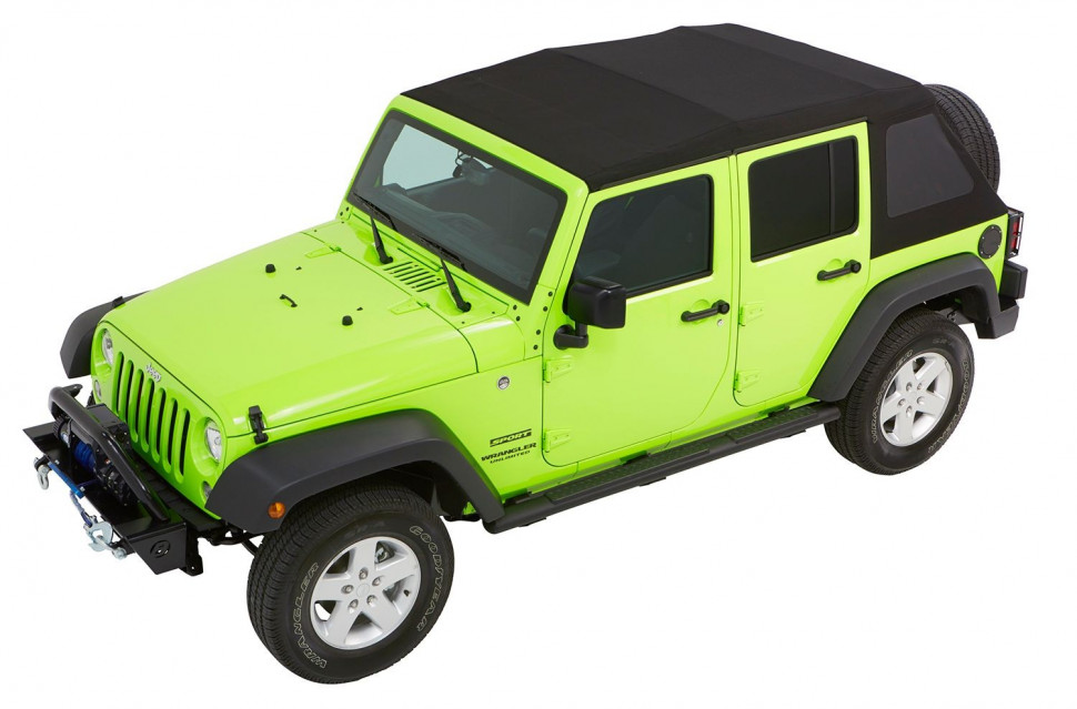 М`який дах софт Топ Jeep Wrangler JK 07-18 4 Door (Black Diamond) Trektop Glide Bestop 5492335