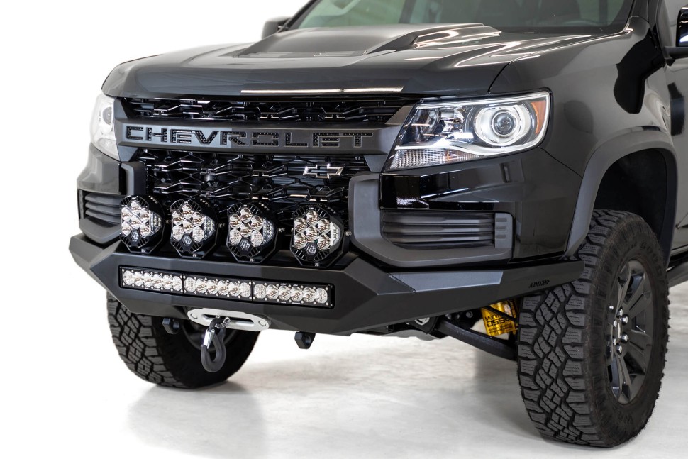 Передний бампер под лебёдку Chevrolet Colorado ZR2 21-22 Addictive Desert Designs F451202190103