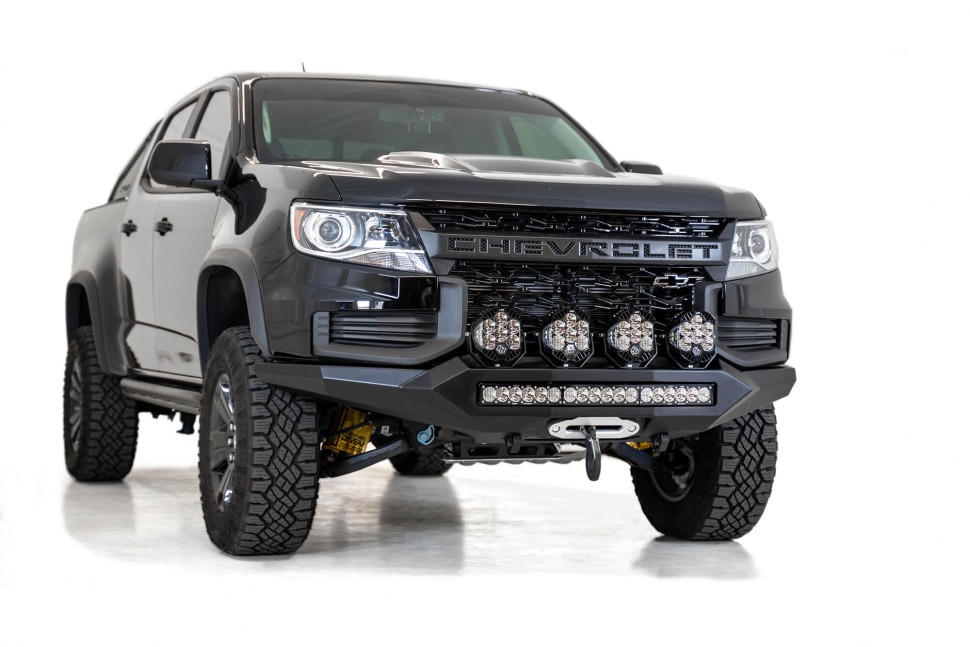 Передний бампер под лебёдку Chevrolet Colorado ZR2 21-22 Addictive Desert Designs F451202190103