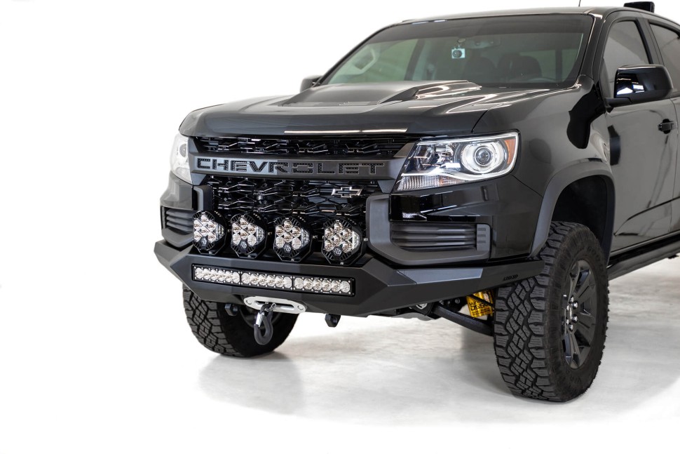 Передний бампер под лебёдку Chevrolet Colorado ZR2 21-22 Addictive Desert Designs F451202190103
