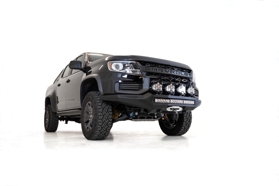 Передний бампер под лебёдку Chevrolet Colorado ZR2 21-22 Addictive Desert Designs F451202190103