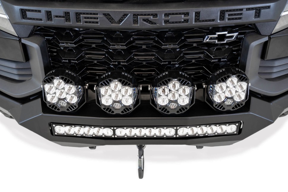 Передний бампер под лебёдку Chevrolet Colorado ZR2 21-22 Addictive Desert Designs F451202190103