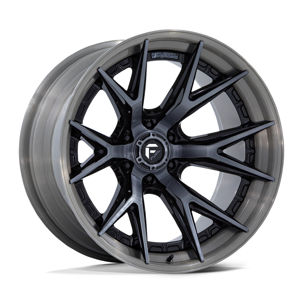 Fuel Off Road FC402BT22126344N Catalyst Wheel Gloss Black Brushed Dark Tint 22x12 -44