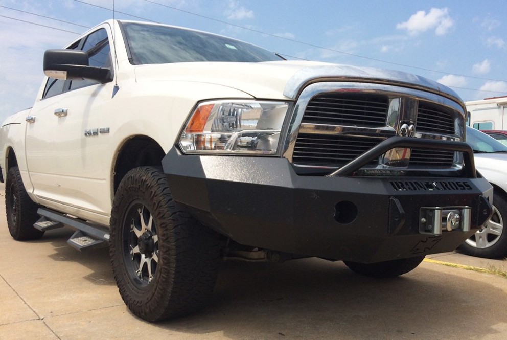 Iron Cross Heavy Duty Series Winch Front Push Bar Bumper Ram 1500 Classic 13-20 (22-615-13)