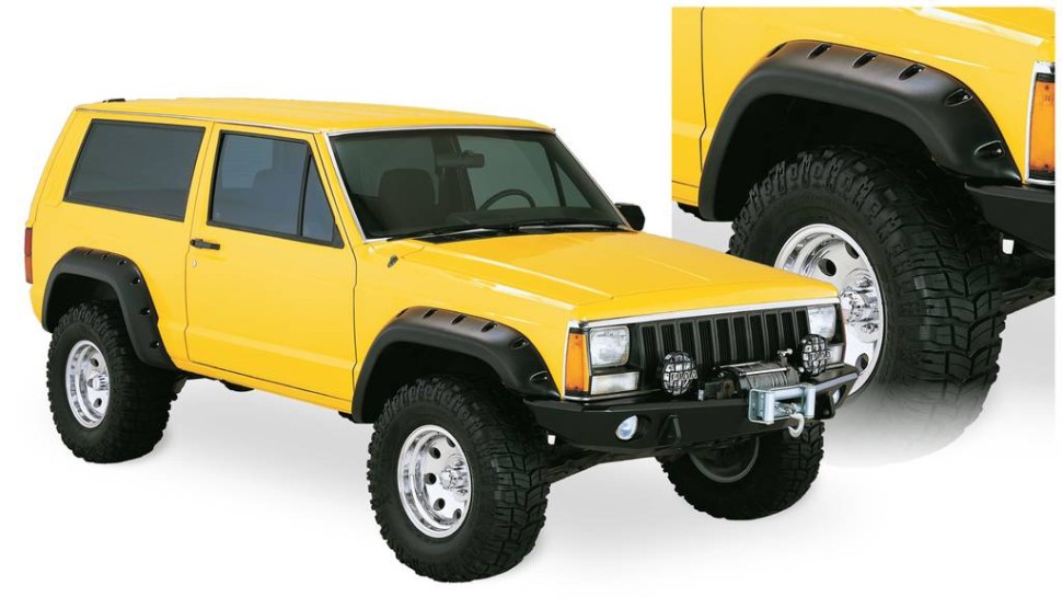 Расширители колесных арок Jeep Cherokee 00-01 к-кт 4 шт. Cut Out Bushwacker 10912-07